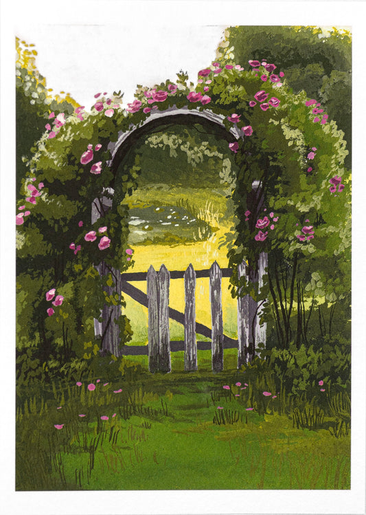 A6 "Garden Arch" Fine Art Print