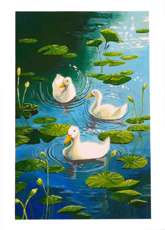 A5 "Duck Pond" Fine Art Print