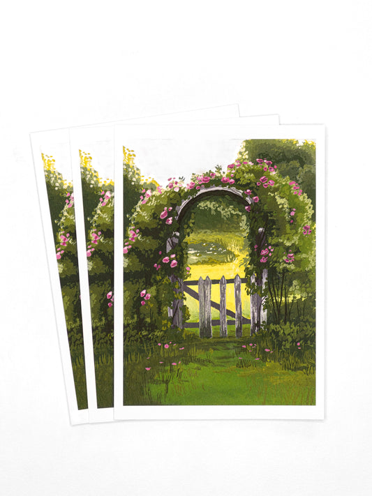 A6 "Garden Arch" Fine Art Print
