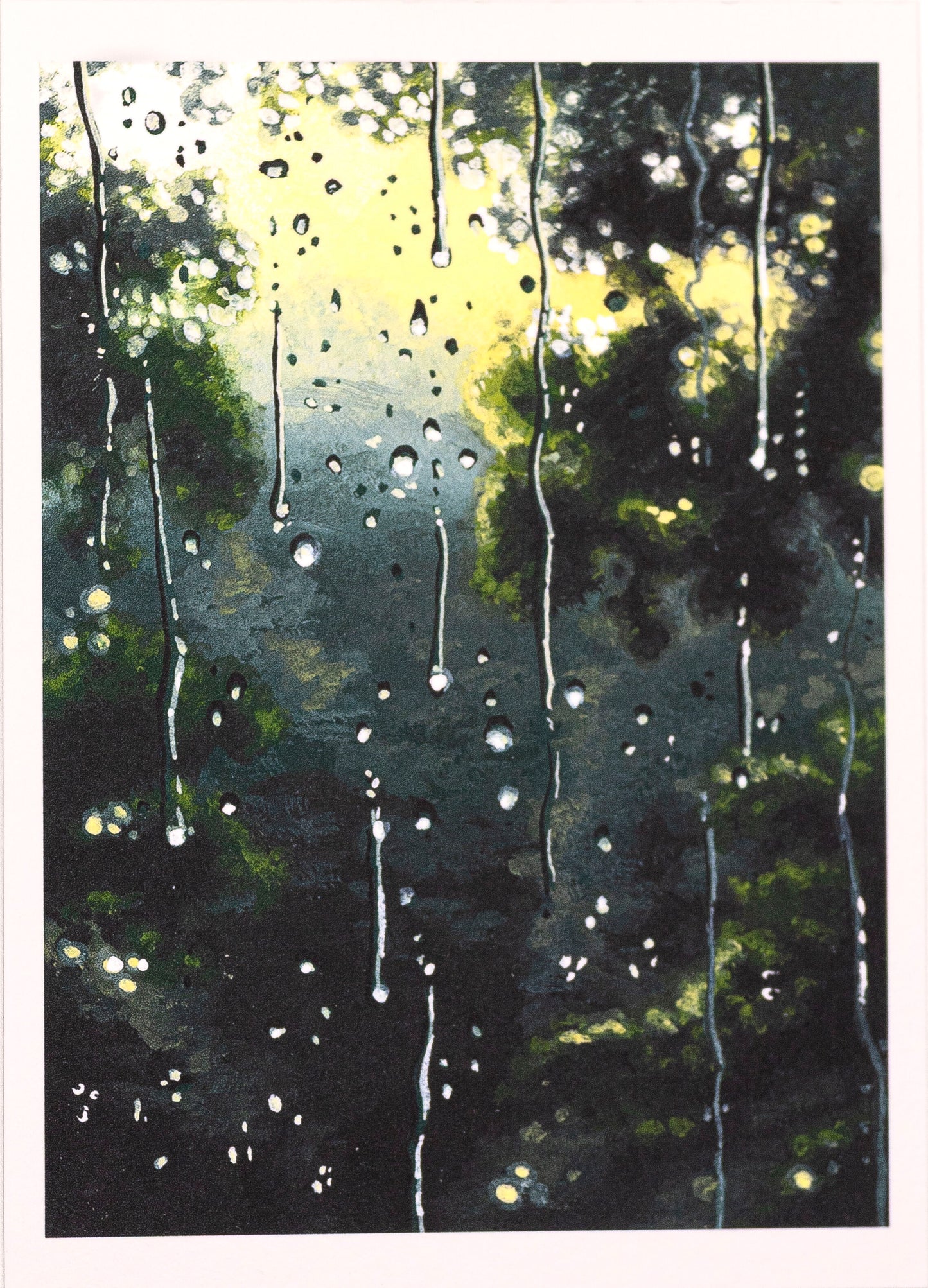 A6 "Rainy Window" Fine Art Print