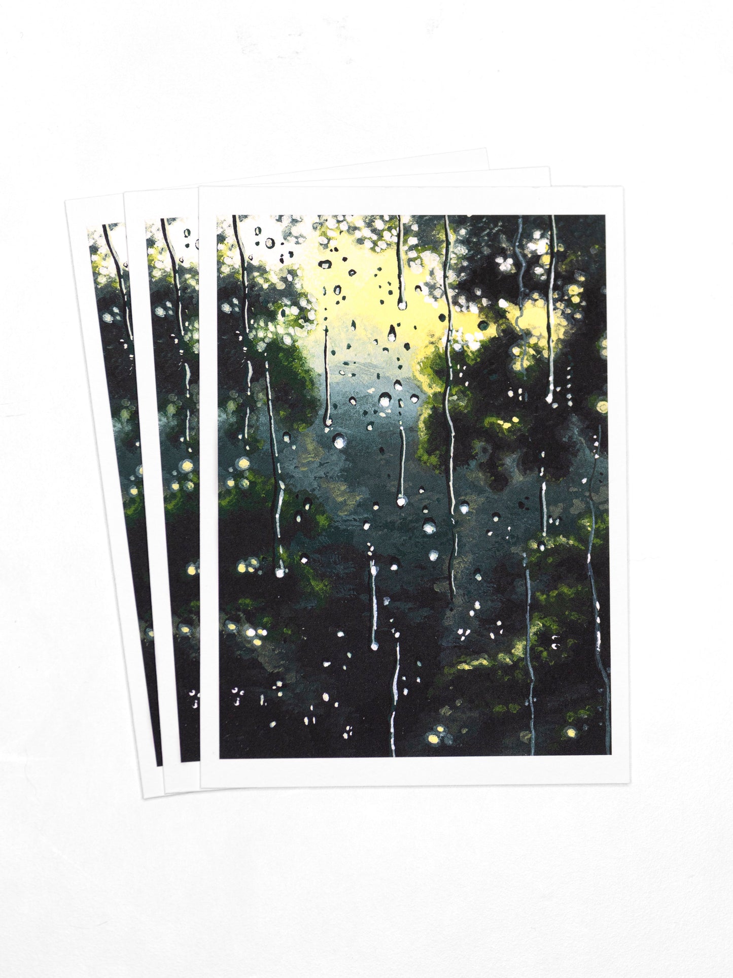 A6 "Rainy Window" Fine Art Print