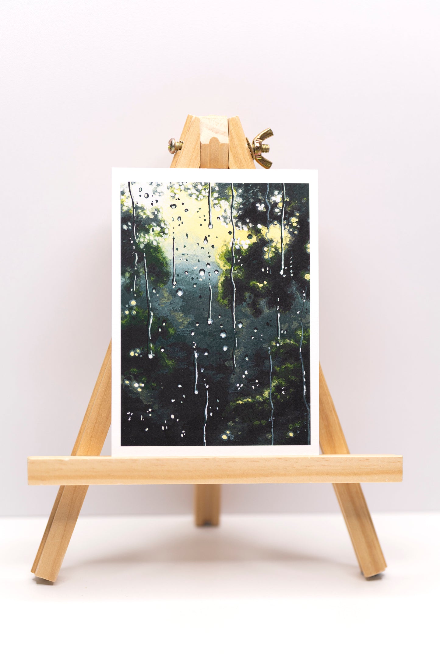 A6 "Rainy Window" Fine Art Print