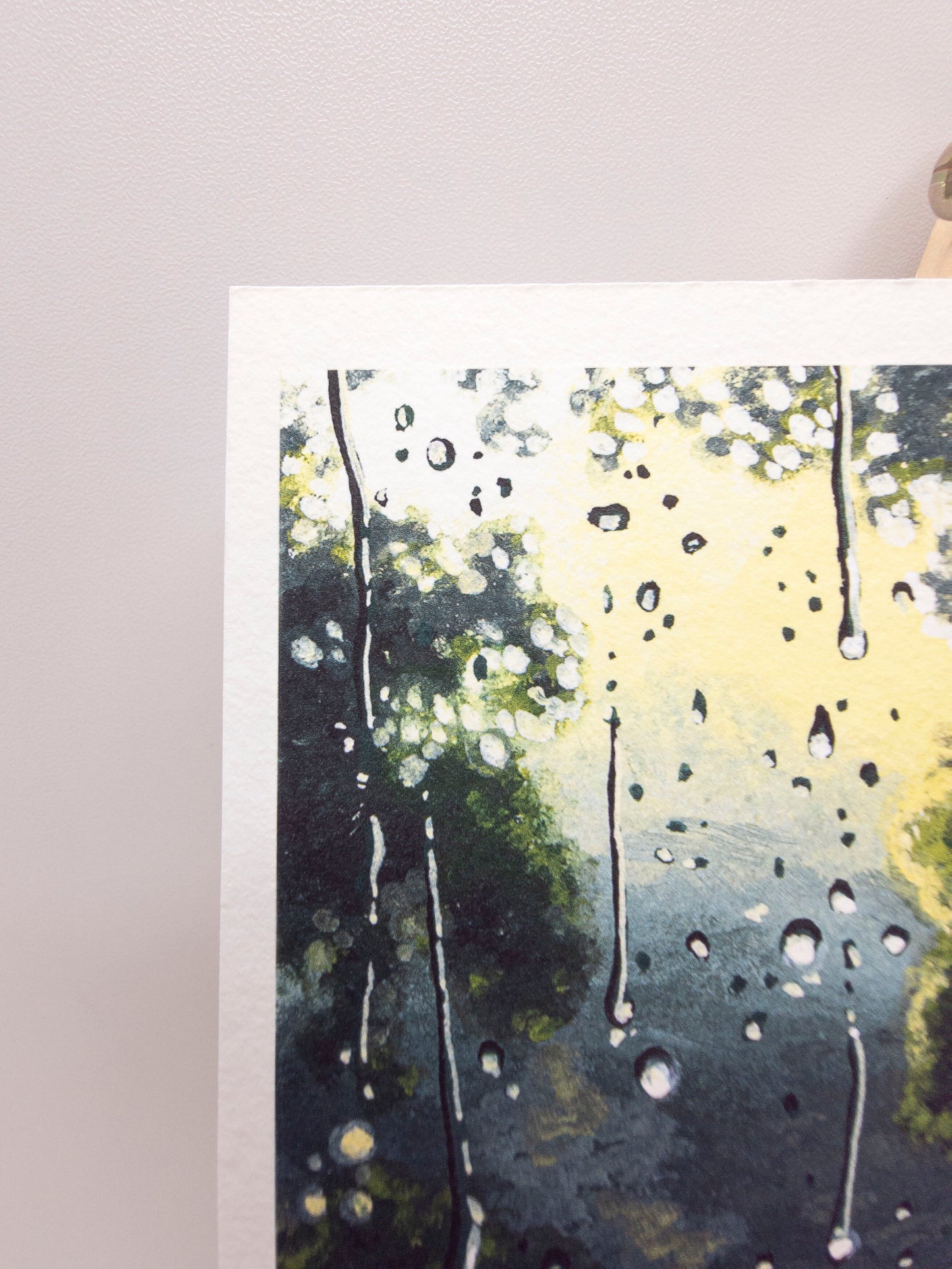 A6 "Rainy Window" Fine Art Print